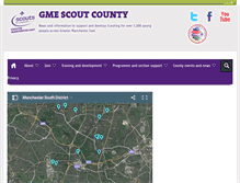 Tablet Screenshot of mansouthscouts.org.uk